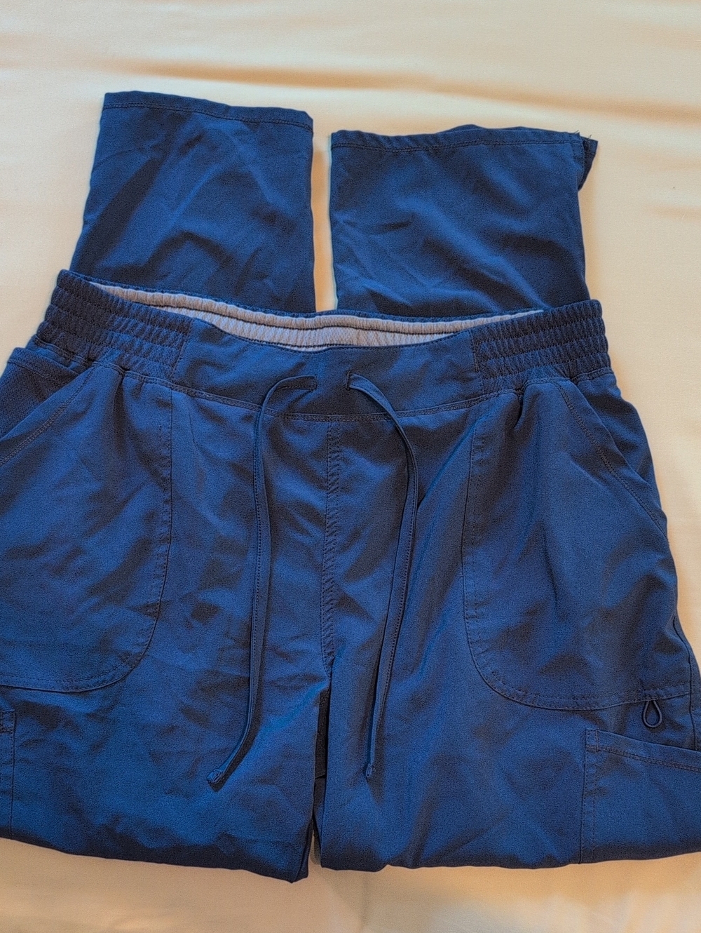 Scrubstar Indigo Petite Drawstring Scrub Pants